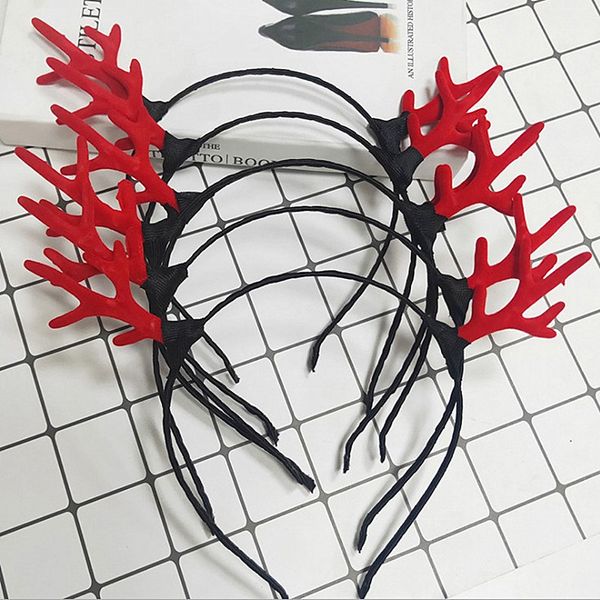 LED chifres iluminam headband lumious lumious piscar cabelo festa de natal festa de natal cosplay proposta luz emitindo xmas cervos grampo 1705 b3