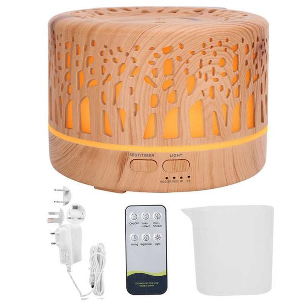 

nail gel machine soothing and relaxing high frequency atomization hollow wood grain air humidifier for office spa shop home, Red;pink