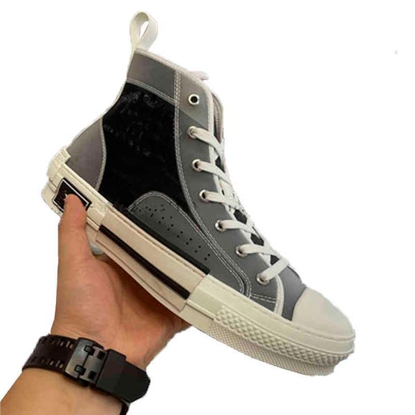 

dress shoes designer shoes b 23 oblique technology canvas sneakers men's women's fashion breathable mesh outdoor platf, Black