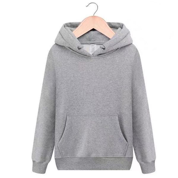 

2021 fashion new spring and autumn hoodie men's and women's hoodie sweatshirt asian size s-xxl pure cotton 9 color thick hoodie pu, Black
