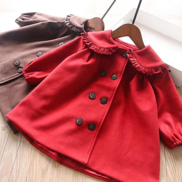 

jackets winter girls coat single breasted jacket wholesale kids clothes1, Blue;gray