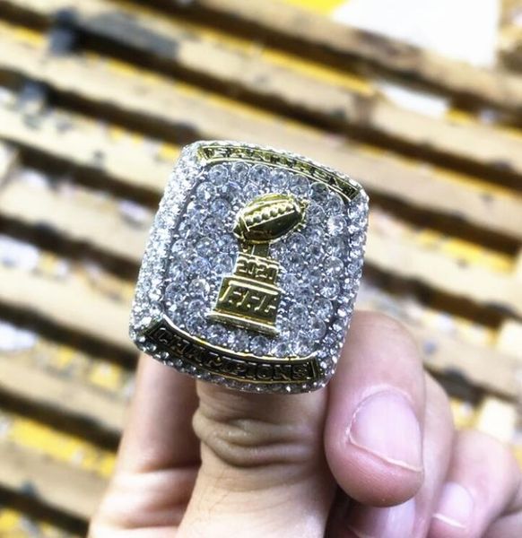 

2020 dream football championship ring fans festival gift, Golden;silver