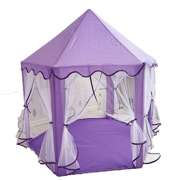 

tents and shelters kids playhouse indoor outdoor portable easy folding tent children princess castle baby toy gift beach girls gifts