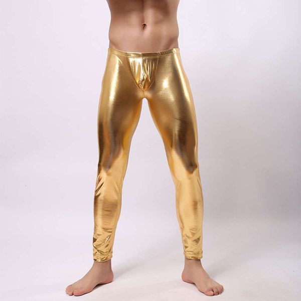 

fashionable new men's gilded trousers, Black