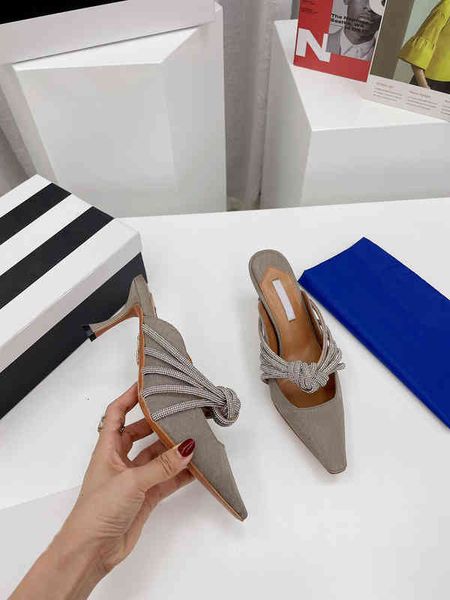 

slippers designer women's pointed toe pineapple slippers high heel half drag sandals ol dress shoes 7e0o, Black