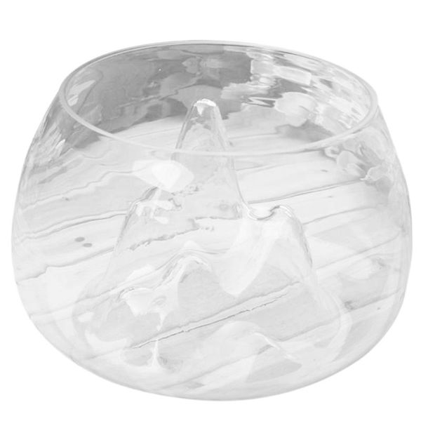 

clear glass vase fish tank goldfish aquarium bowl home terrarium decor,15cm
