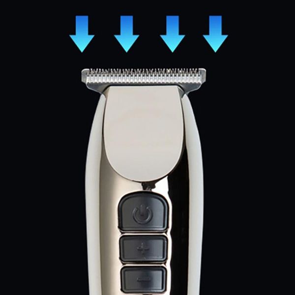 

digital retro electric clippers rechargeable hair trimmer low noise hair cutting j0pe