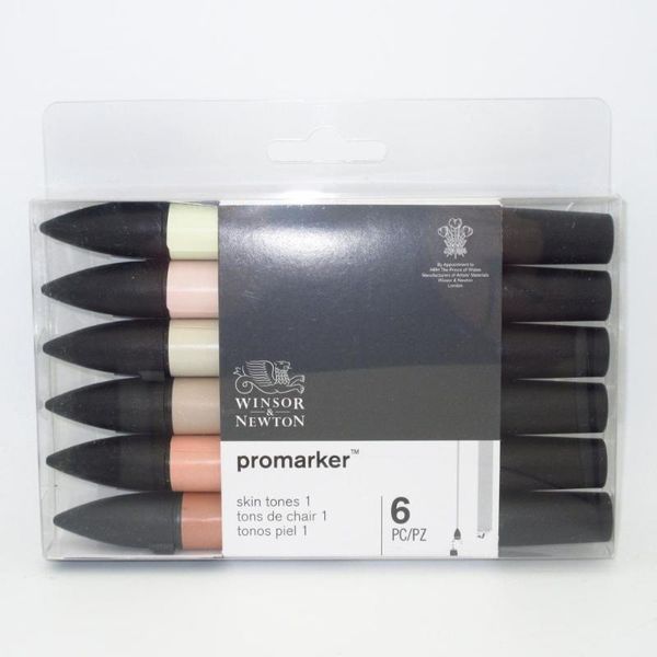 

gift sets winsor & ton promarker set art markers 6pcs style1