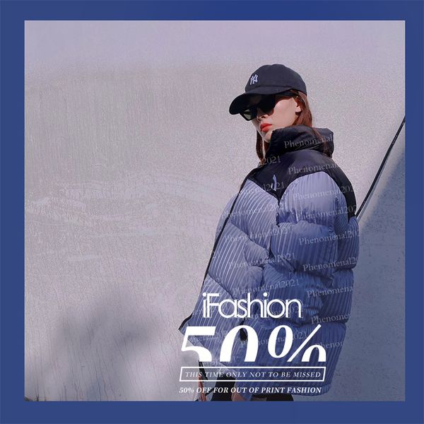 

2021 new winter mens down jacket fashion trend jacket cotton-padded jacket couple thick warm men and women short, Black