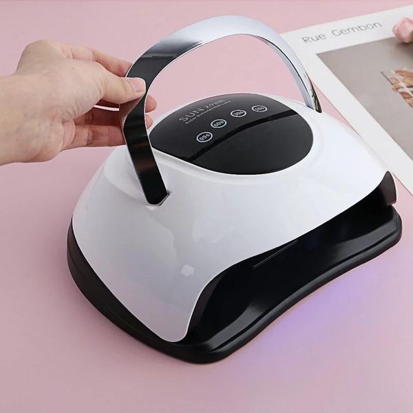 

nail dryers 220w sun x9 max dryer for led uv lamp drying all gels polish manicure wtih lcd display smart sensor