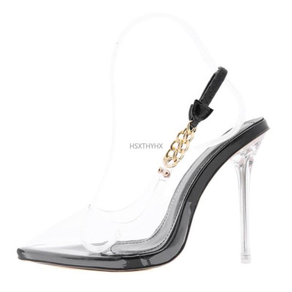 

dress shoes 2021 design summer ankle strap women's sandals lace-up thin high heels stripper women, Black