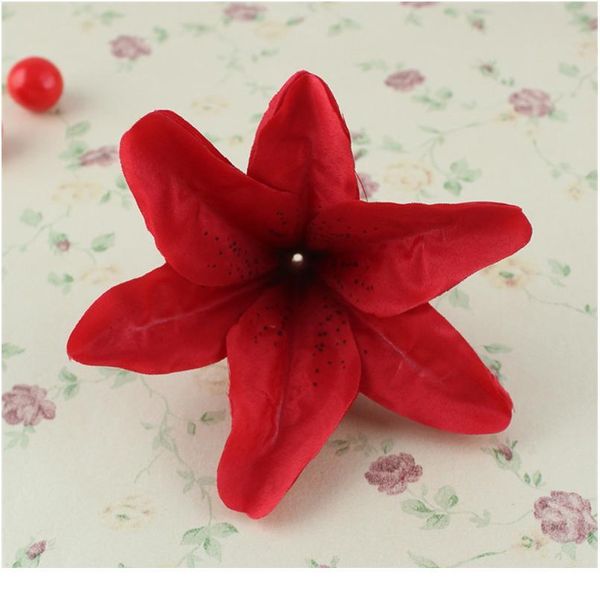 

pipifren artificial dried flowers dried plants lily for autumn decoration home wedding fake plant paper craft fleur kuns jllkin