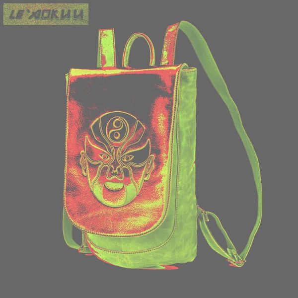 

backpack genuine leather design university student school book bag male fashion daypack travel lapmen 1407-b