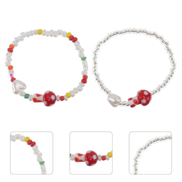 

charms 2pcs personality multi-elements bangle girl all-match bracelet chic jewelry, Bronze;silver