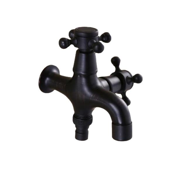 

bathroom sink faucets total brass black oil brushed double using washing machine faucet corner tap garden outdoor mixer