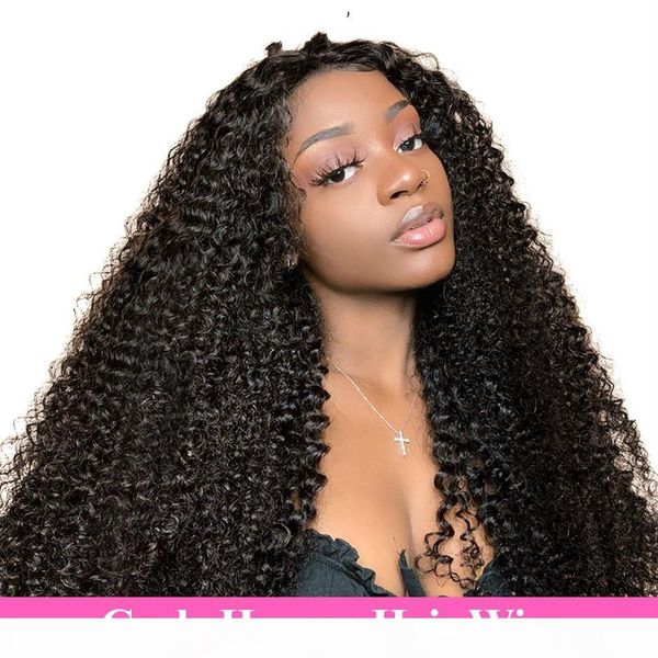

mongolian lace closure kinky curly wigs for women curly lace closure wig 150% density curly lace front human hair wigs, Black;brown