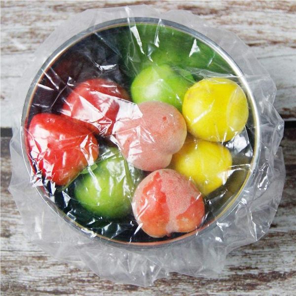 

storage bags 100pcs clear food cover fruit vegetable fresh-keeping pouch