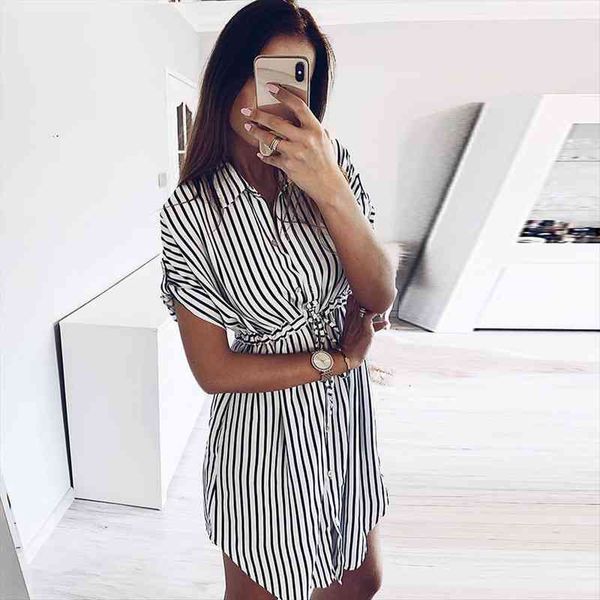 

f striped office elegant women dresses high waist bandage wrap hip short sleeve summer vestidos, Black;gray
