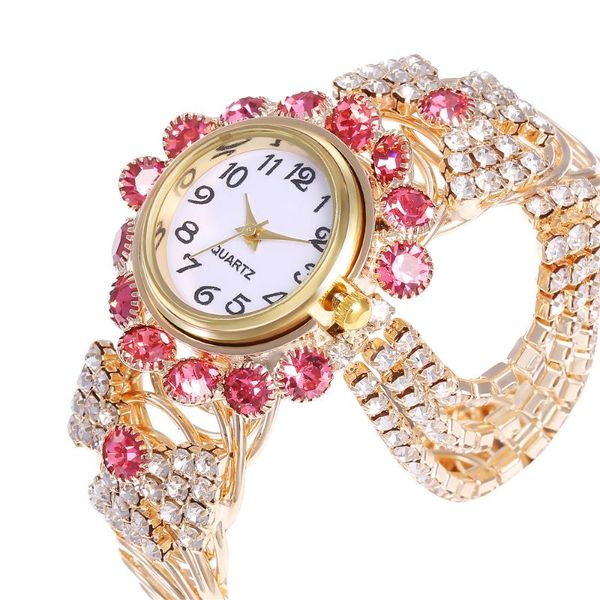 

wristwatches women's brand stylish and alloy fashion waterproof watch creative fringe quartz bracelet, Slivery;brown