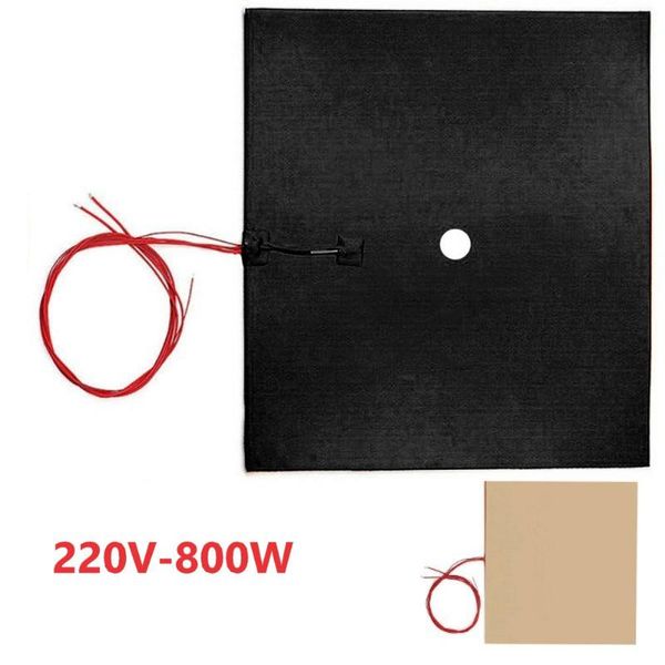 

carpets 330*330mm 220v 800w silicone heater mat pad for printer heated bed heating
