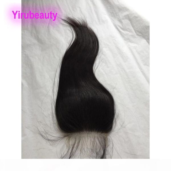 

peruvian human hair 5x5 lace closure silky straight 4*4 lace closure hd virgin hair prodcuts 18-24inch hd, Black;brown