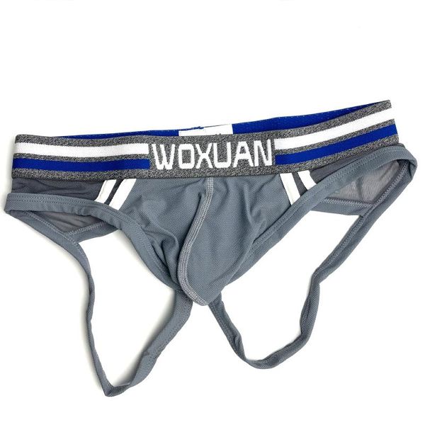 

underpants aiiou fashion briefs mens underwear gay jockstrap mesh open buunderpants male t-back thongs and g strings sissy panties, Black;white