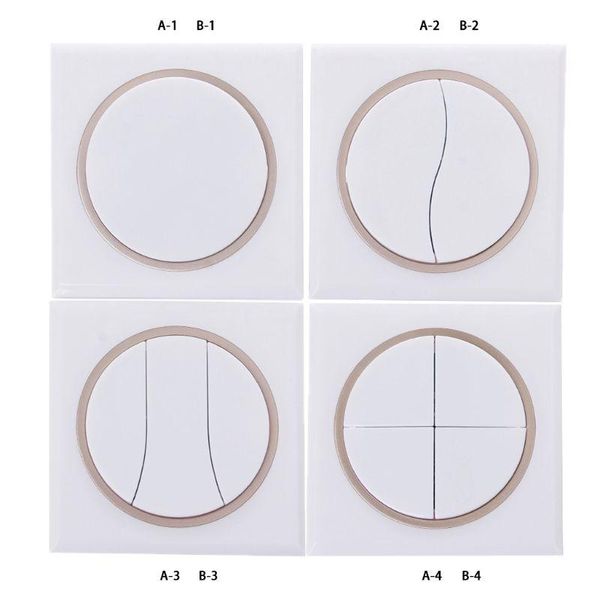 

433/315Mhz RF Remote Control Switch 86 Wall Panel Transmitter 1 2 3 4Button 20CB