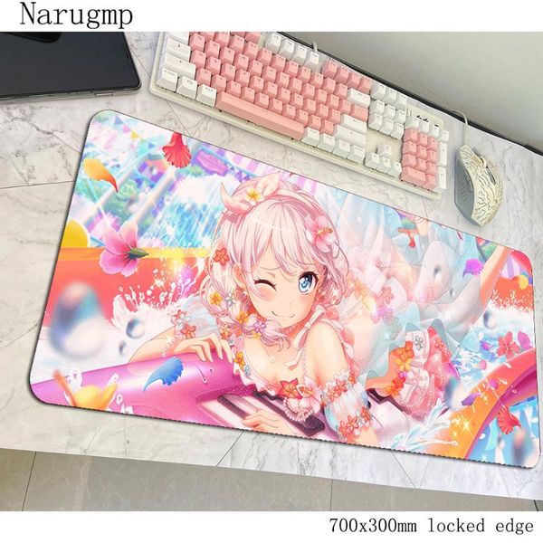 

mouse pads & wrist rests bang dream padmouse toyama kasumi accessory 900x400x3mm pad anime gaming enterprise mats keyboard large mat gamer