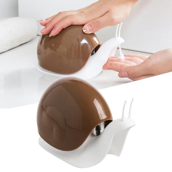 

soap dispenser pump disinfectant hand sanitizer bathroom amenities shower small cute snail conditioner foaming bottle