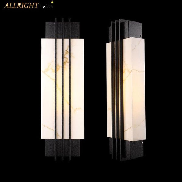 

outdoor wall lamps led marble mounted lamp ip65 waterproof for bedroom gate park decoration
