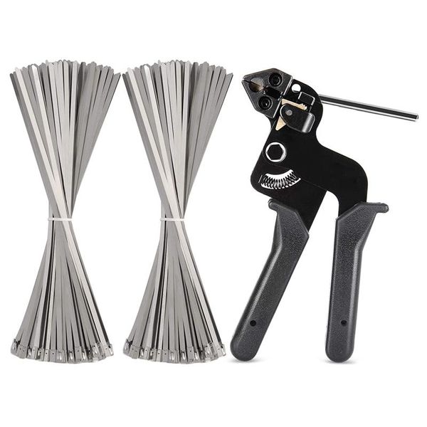 

other garden supplies 300pcs stainless steel cable ties and metal tie wrap tool zip for 4.6 x 270mm