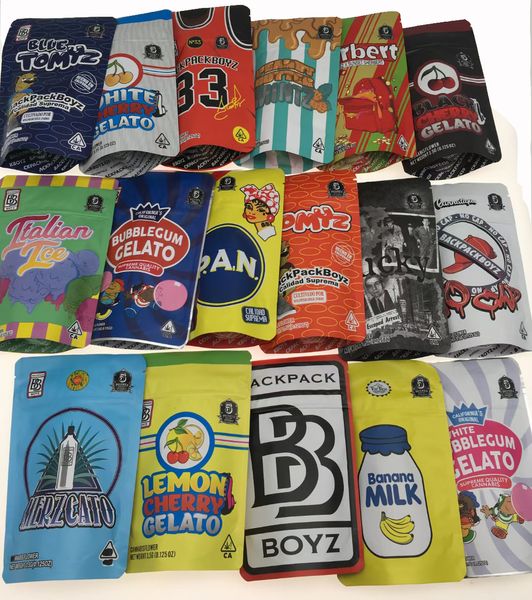 

2021 new style packing bags california sf 3.5g mylar bags smell proof bags garrison lane gelato 41 peanut butter mintz italian ice