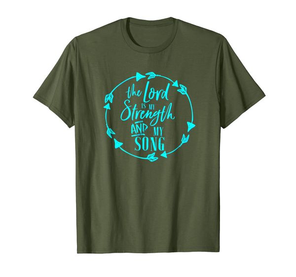 

The Lord Is My Strength And Song Christian Worship Leader T-Shirt, Mainly pictures