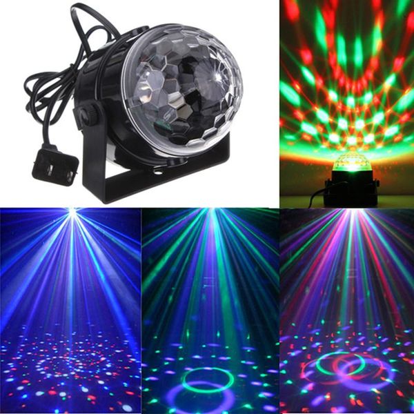 

wall lamp mini rgb led crystal magic ball stage effect lighting bulb party disco club dj light show lumiere