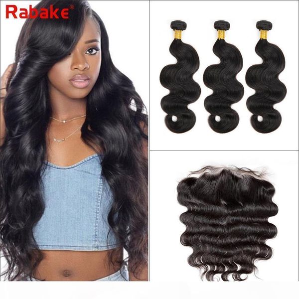 

brazilian virgin hair bundles with frontal closure body wave grade brazilian human hair bundles with closure 13x4 lace frontal closures, Black;brown