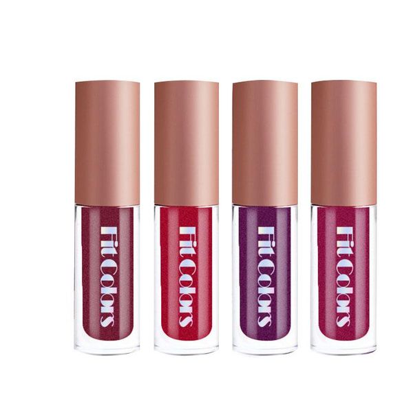 

lip gloss 1pc metallic color cosmetics waterproof lasting moisturizing gold shimmer liquid lipstick makeup tsml1