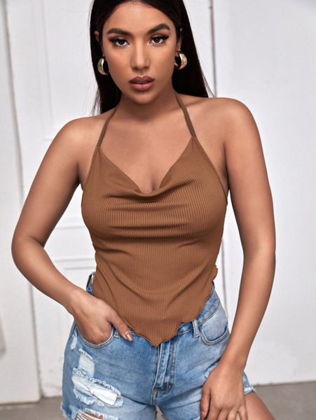 

cowl neck tie back bandana e9bd#, White