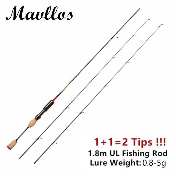 

boat fishing rods mavllos soft carbon fiber spinning rod 1.8m lure ul pole tip line weight 2-5lb ultralight carp wooden handle