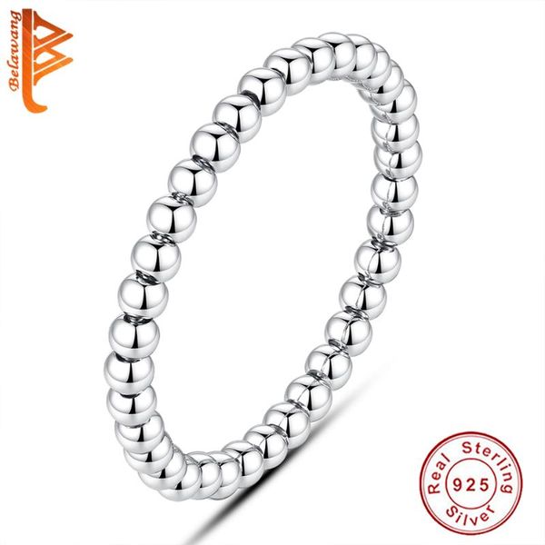 

cluster rings wholesale beaded for women 100% 925 sterling silver jewelry round girl simple style fine birthday gift, Golden;silver