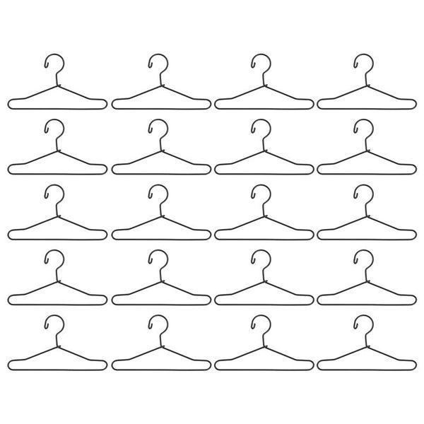 

hangers & racks 20 pcs metal doll clothes durable hanger mini rack