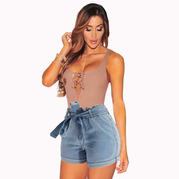 

jeans 21 summer high waist elastic wide leg women's, Blue