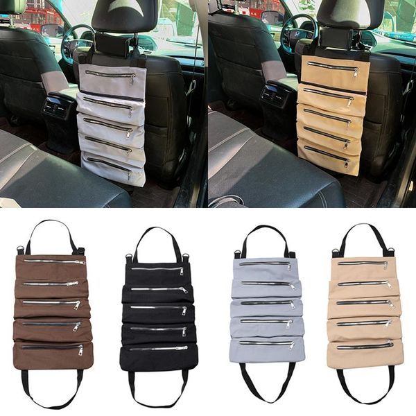

car organizer roll tool multi-purpose up bag wrench pouch zipper carrier tote