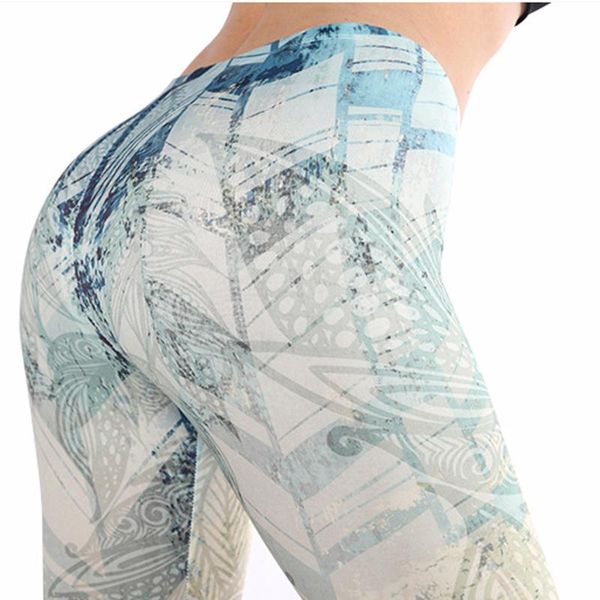 

yoga outfit pants for women fashion women's printing breathable high waist seamless leggings push up hip lifting exercise running