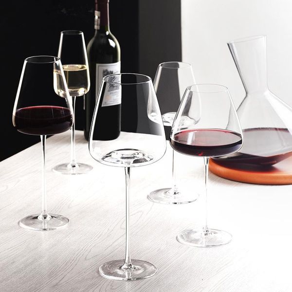

artwork 500-600ml collection level handmade red wine glass ultra-thin crystal burgundy bordeaux goblet art big belly tasting cup
