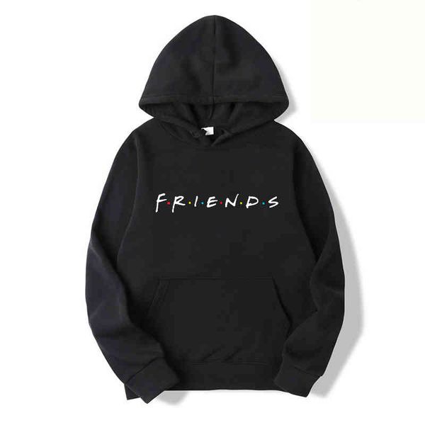 

central perk coffee friends hoodies men women sweatshirts student hip hop hooded pullover sweatershirts male female hoodie, Black