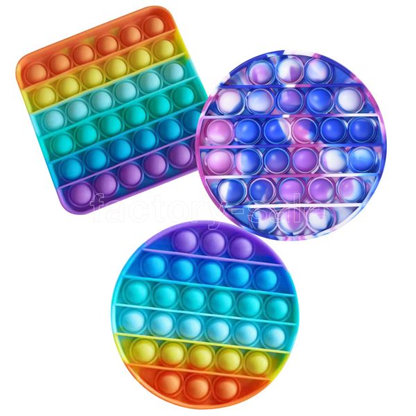 

dhl us stock pop it fidget toy sensory push bubble fidget sensory toy autism special needs anxiety stress reliever office fast shipping