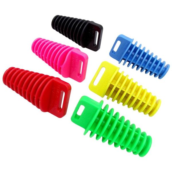 

motorcycle exhaust system 1 pc universal muffler pipe bike tailpipe pvc wash plug air-bleeder protector moto accessories