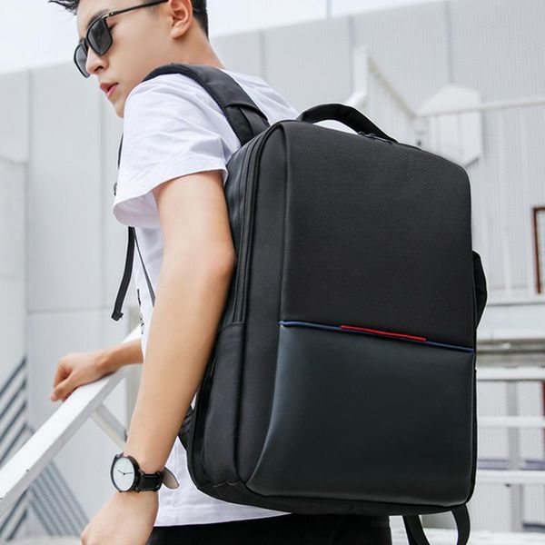 

backpack multifunction business men lapbackpacks 18 inch waterproof bags usb charging notebook black travel bagpack