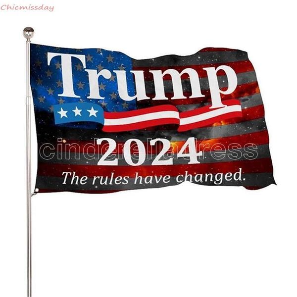 

150*90cm trump election 2024 usa president election banner flag polyester decor banner wholesale dhl fast shipping