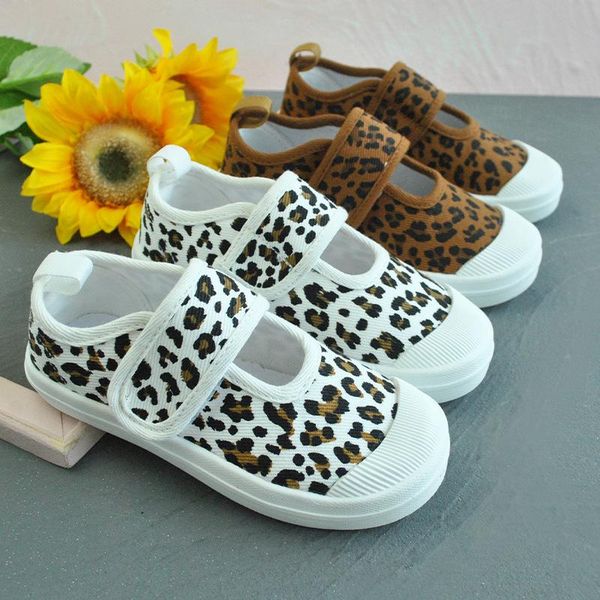 

athletic & outdoor children shoes girls canvas fashion boys kids casual leopard print sneakers autumn spring sdb081, Black
